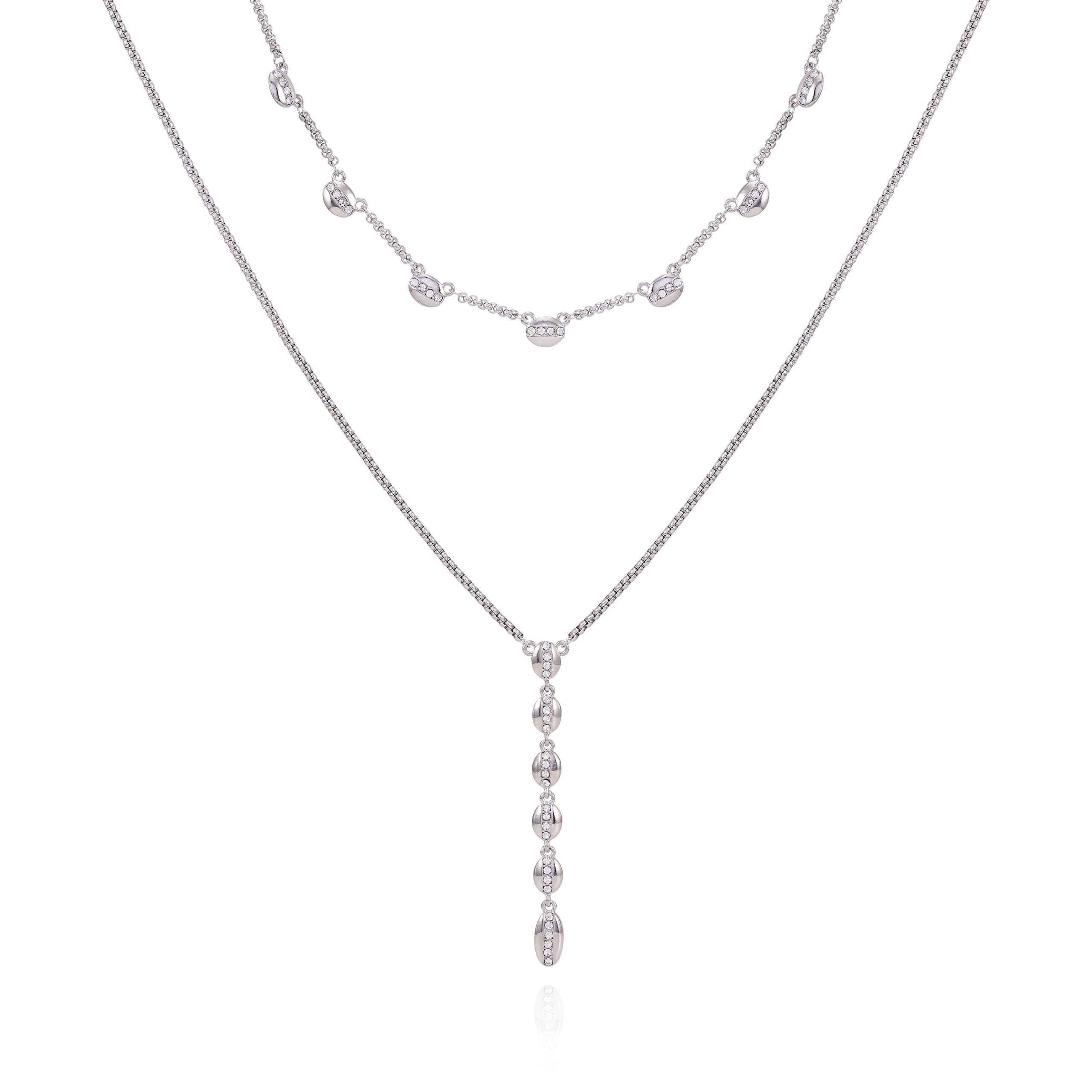 Crystal Layered Necklace