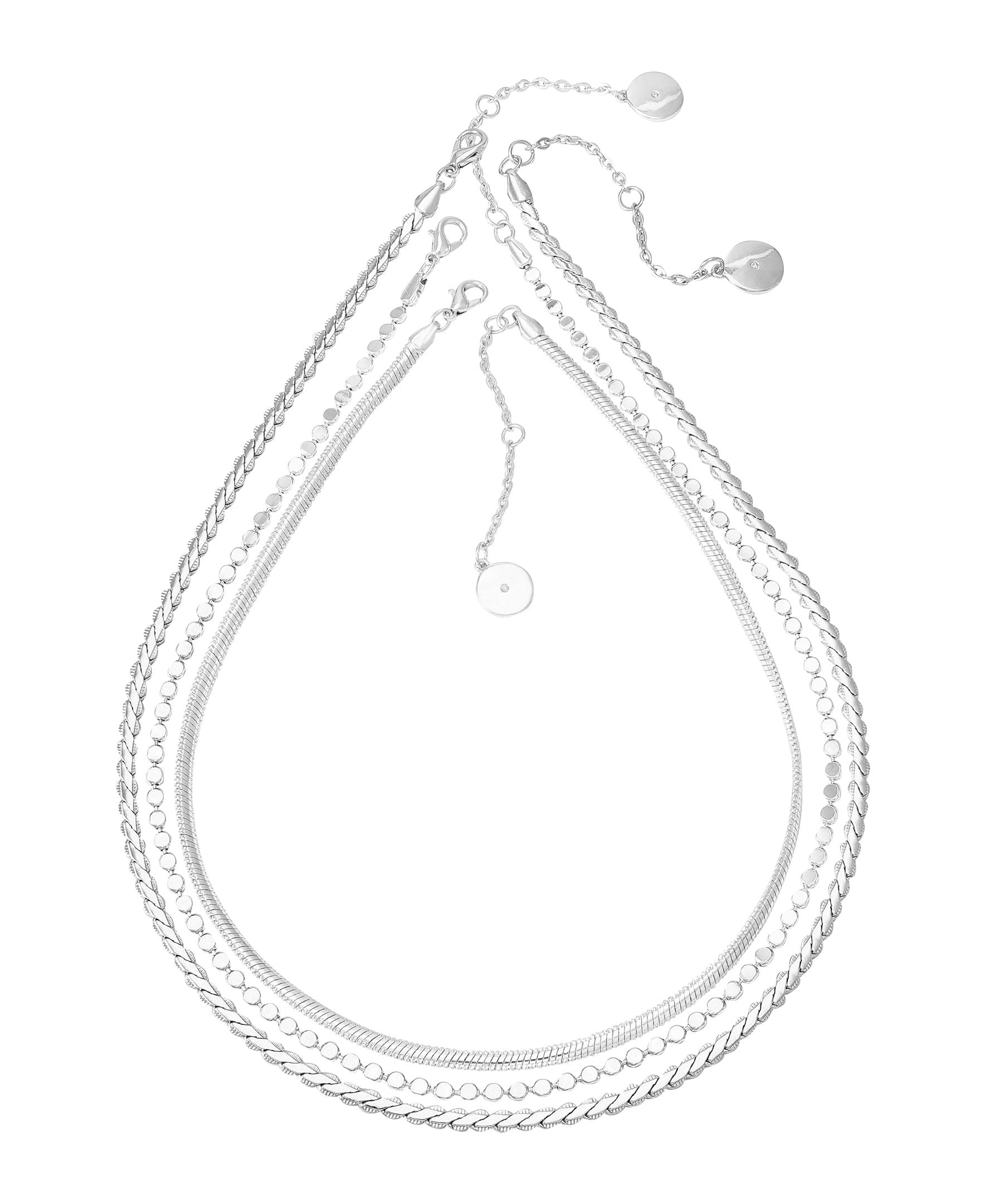 Trio Chain Layered Necklace