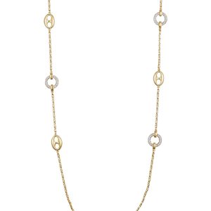 Signature Mixed Link Pav?? Long Necklace