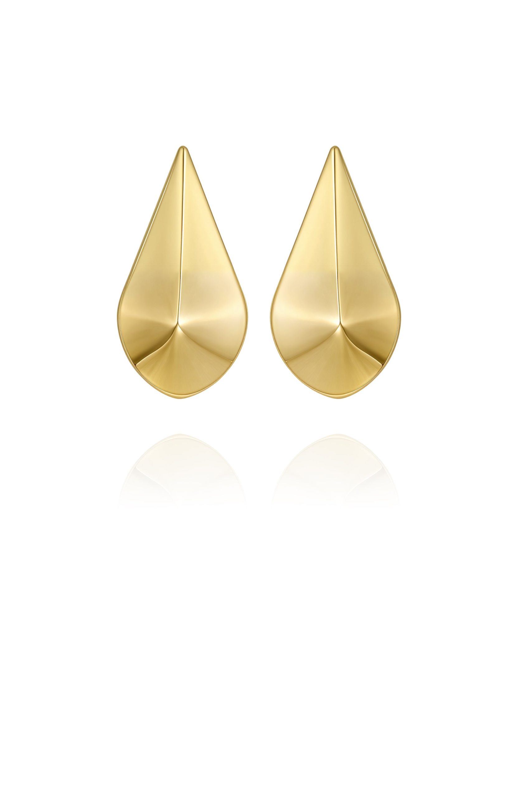 Chic Sculptural Dome Drop Earrings