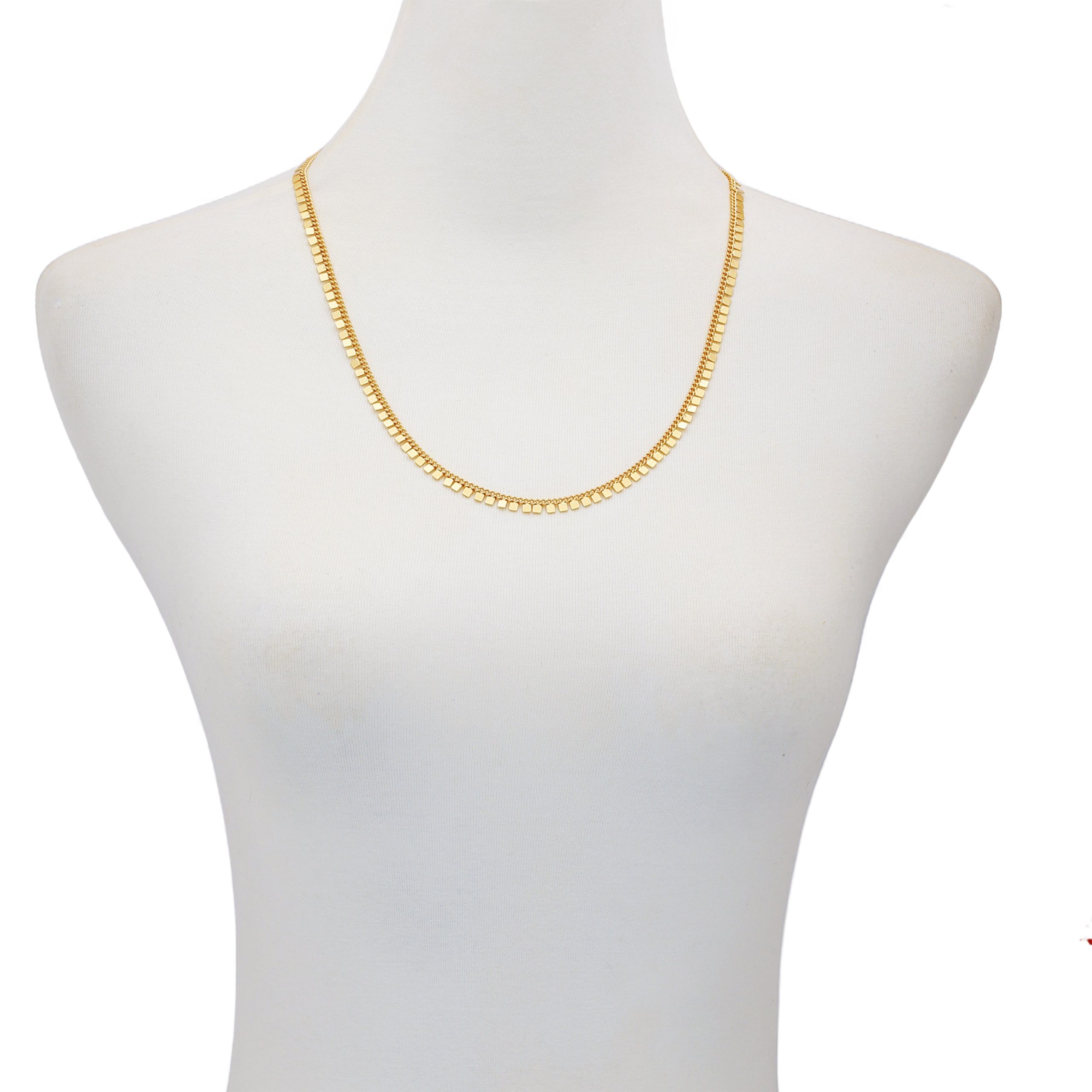 Geometric Chain Necklace - Image 3