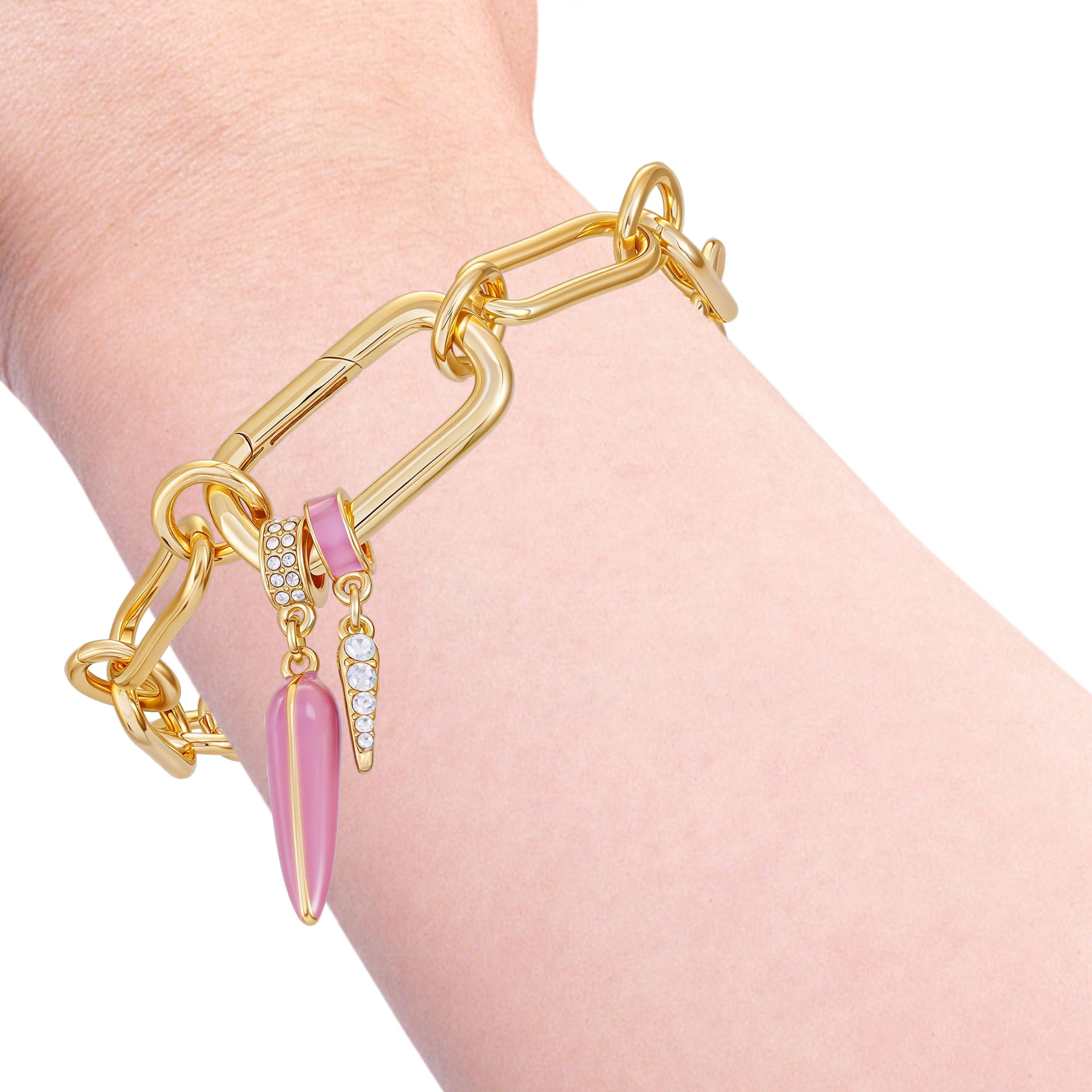 Pink And Pave Stone Bracelet - Image 3
