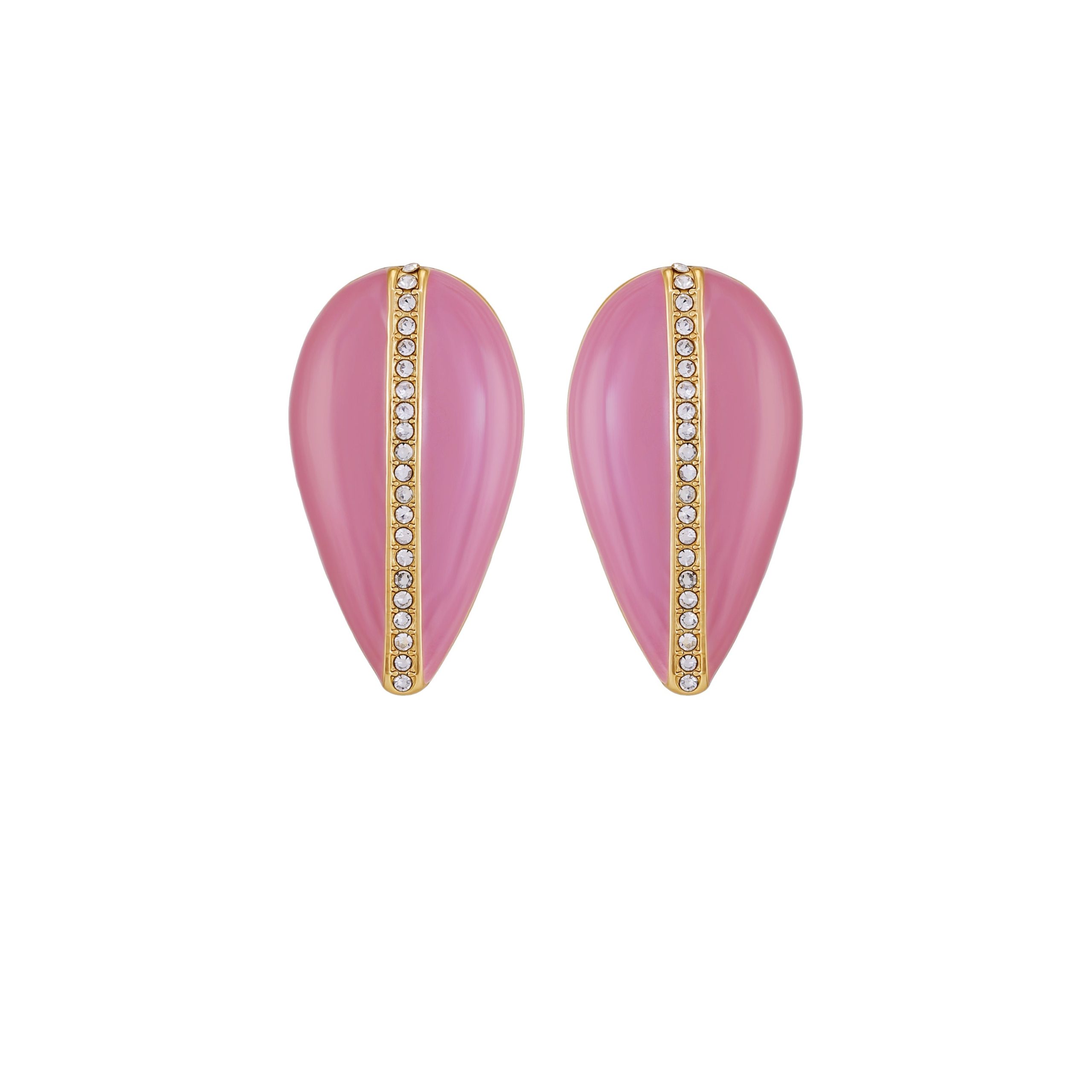 Gold Tone Teardrop Earrings