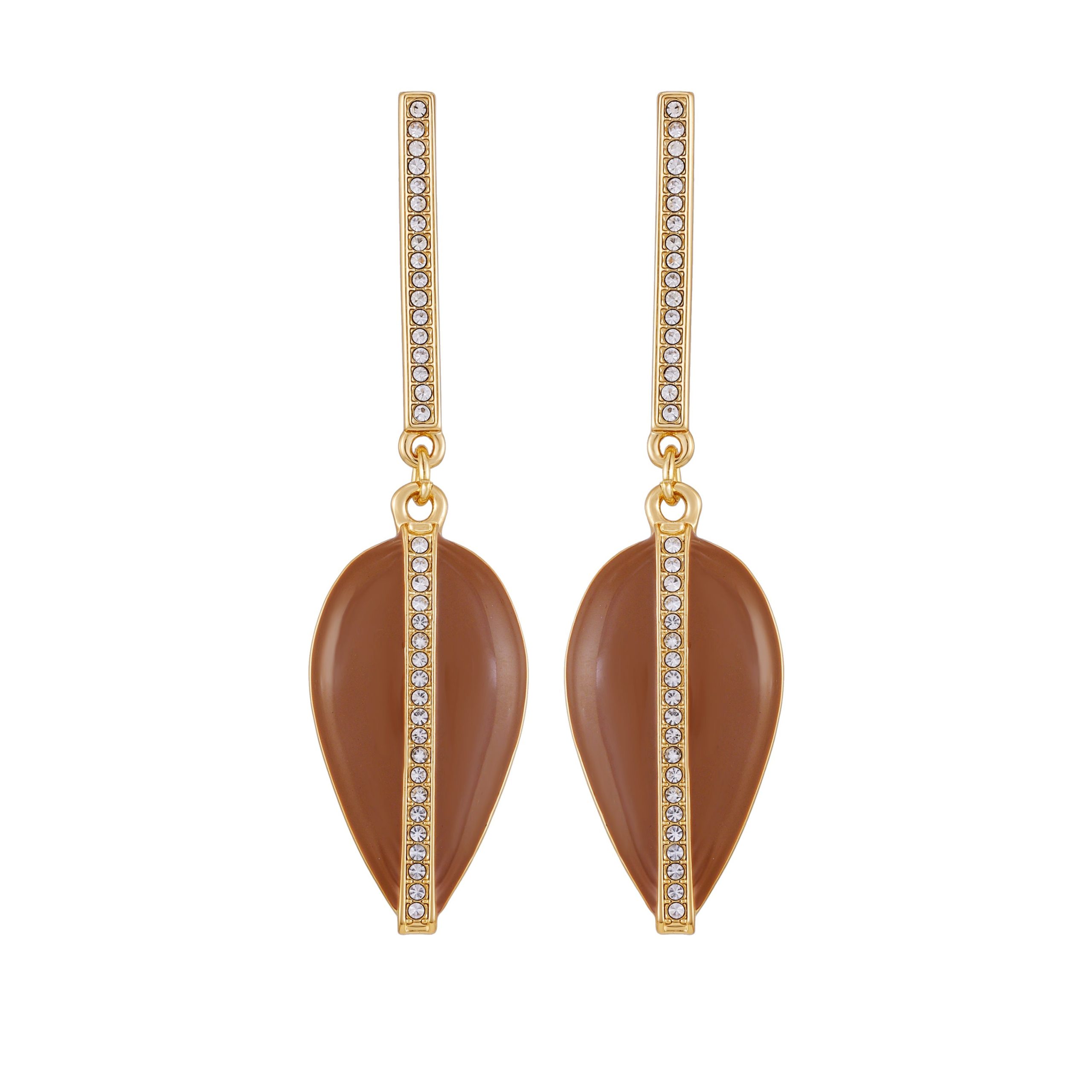 Gold Tone Drop Earrings