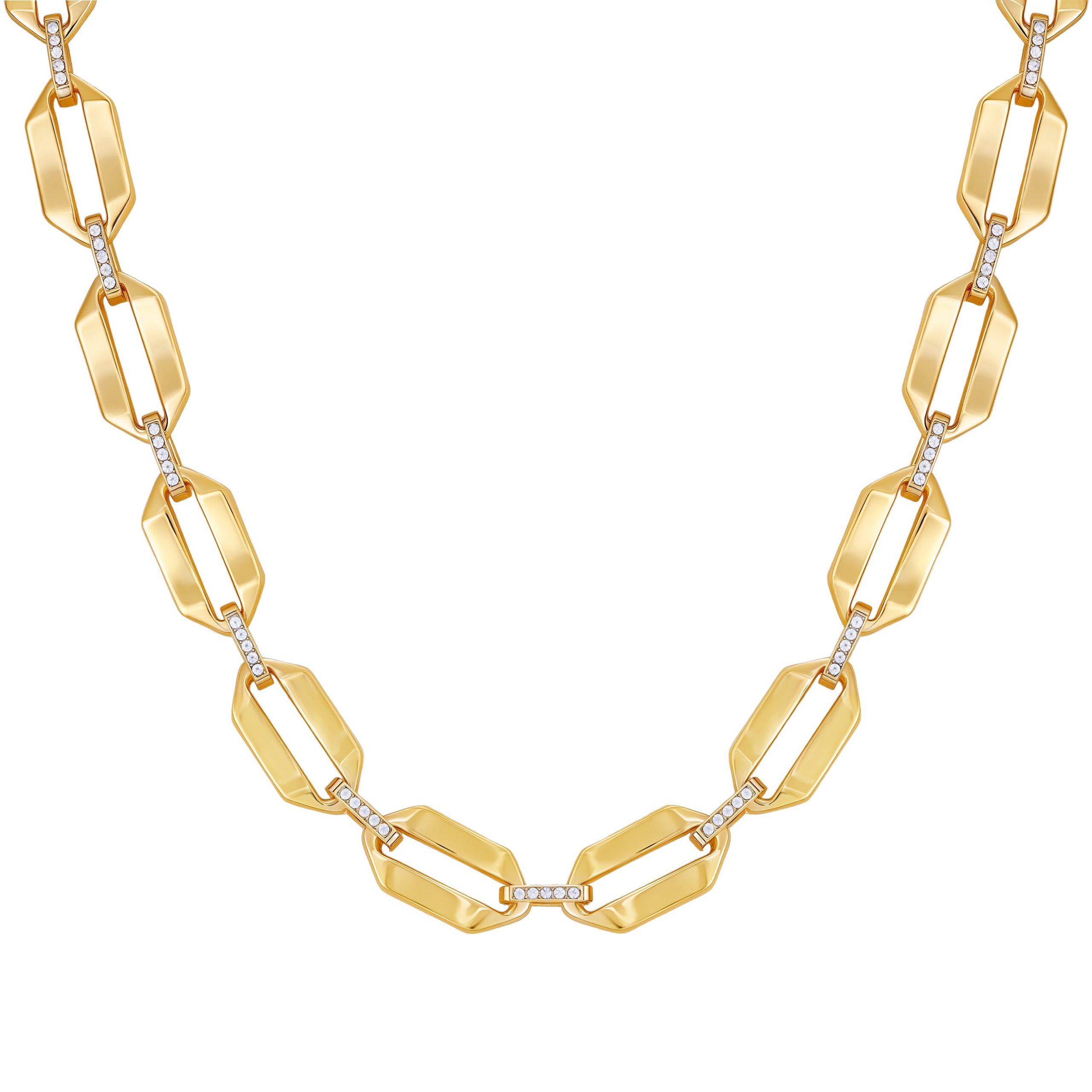Statement Goldtone Link Necklace